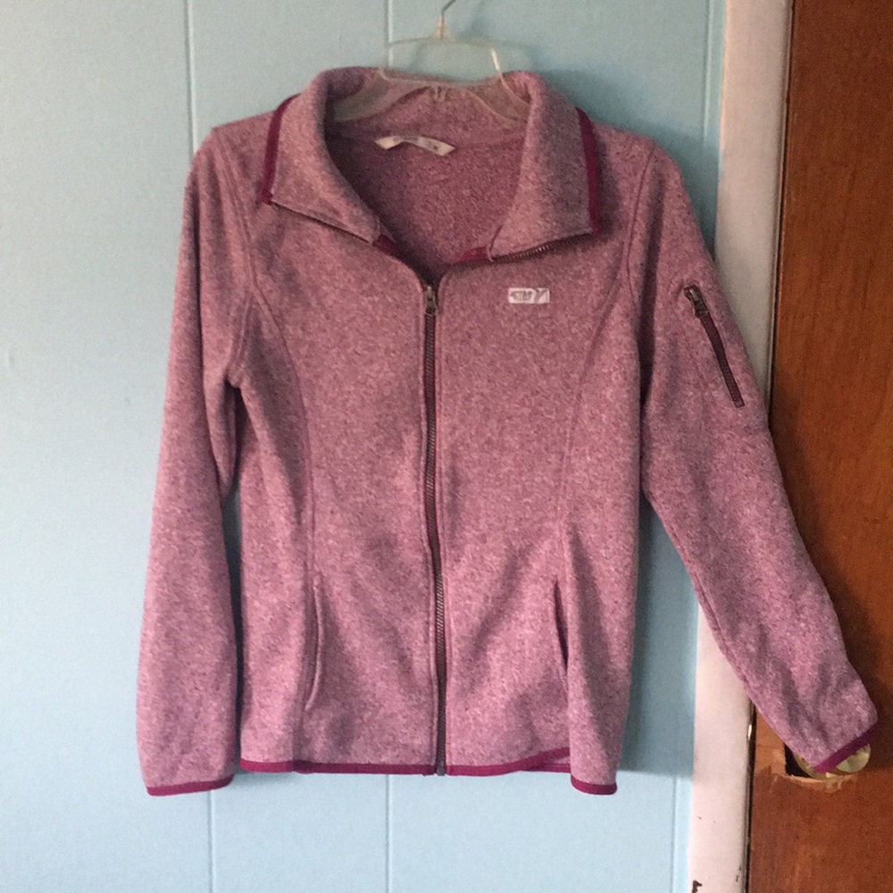 Zip up active sweater